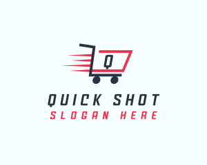 Express Shopping Cart logo design