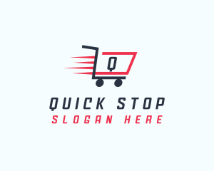 Express Shopping Cart logo design