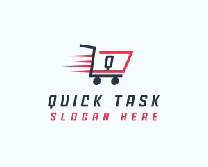 Express Shopping Cart logo design