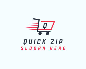 Express Shopping Cart logo design