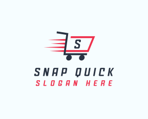 Express Shopping Cart logo design