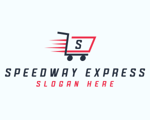 Express Shopping Cart logo design