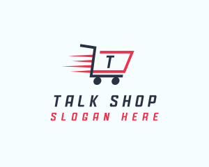 Express Shopping Cart logo design