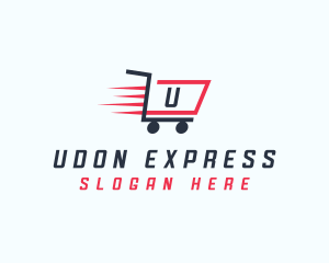 Express Shopping Cart logo design