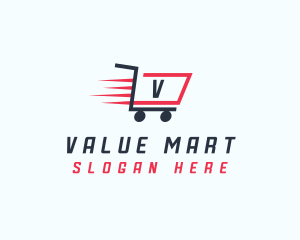 Express Shopping Cart logo design