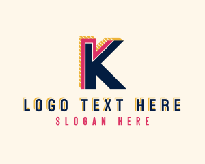 Architect Structure Letter K logo