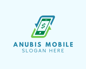 Mobile Money Transaction logo design