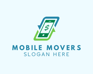 Mobile Money Transaction logo design