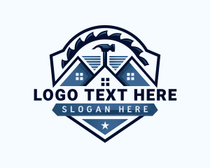 Roofing Remodeling Hammer logo