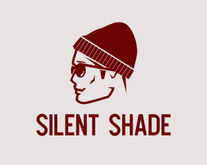 Hipster Guy Shades logo design