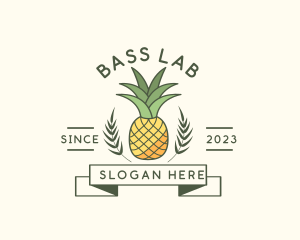 Pineapple Fruit Produce logo design