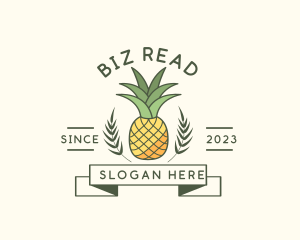 Pineapple Fruit Produce logo design