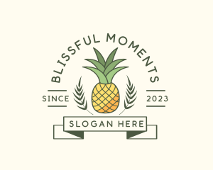 Pineapple Fruit Produce logo design