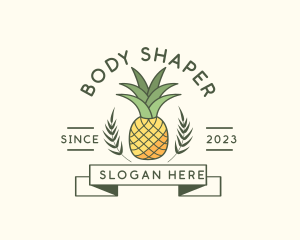 Pineapple Fruit Produce logo design