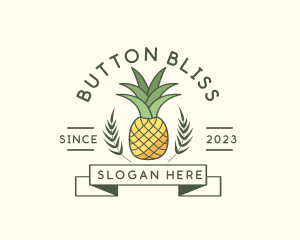 Pineapple Fruit Produce logo design