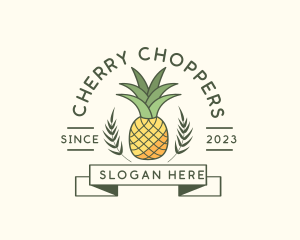 Pineapple Fruit Produce logo design