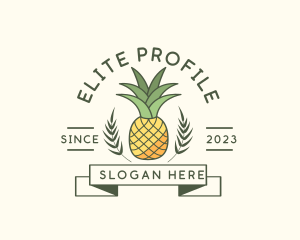 Pineapple Fruit Produce logo design