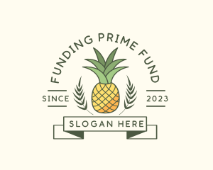 Pineapple Fruit Produce logo design