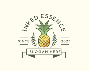 Pineapple Fruit Produce logo design