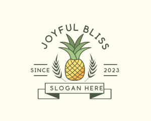 Pineapple Fruit Produce logo design