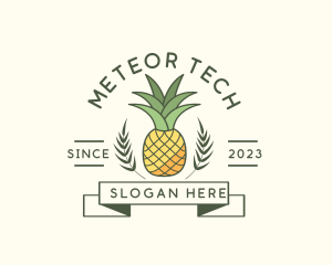 Pineapple Fruit Produce logo design