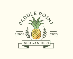 Pineapple Fruit Produce logo design