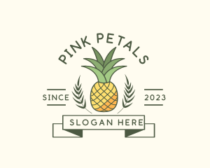 Pineapple Fruit Produce logo design