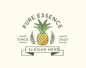 Pineapple Fruit Produce logo design