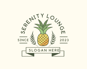 Pineapple Fruit Produce logo design