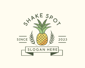 Pineapple Fruit Produce logo design