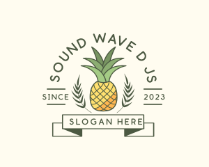 Pineapple Fruit Produce logo design