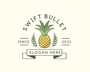 Pineapple Fruit Produce logo design