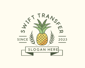 Pineapple Fruit Produce logo design