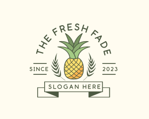 Pineapple Fruit Produce logo design