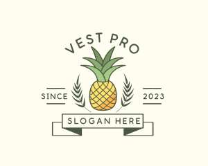 Pineapple Fruit Produce logo design