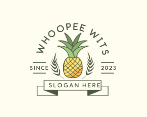 Pineapple Fruit Produce logo design