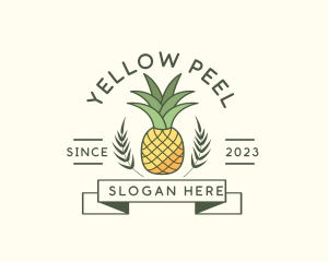 Pineapple Fruit Produce logo design