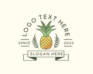 Plantation - Pineapple Fruit Produce logo design