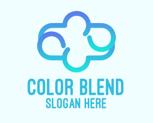 Blue Gradient Cloud logo