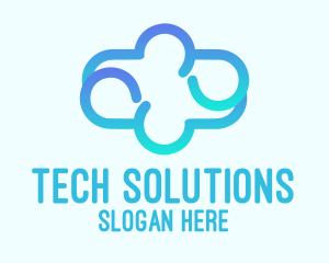 Blue Gradient Cloud logo