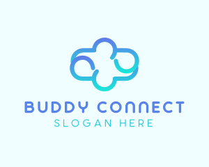 Blue Gradient Cloud logo design