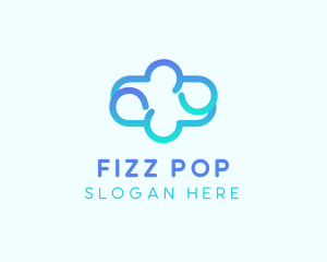 Blue Gradient Cloud logo design