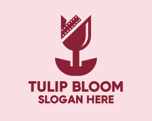 Romantic Tulip Film logo design