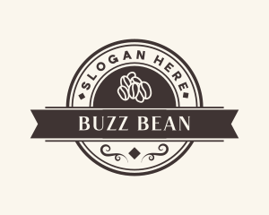 Coffee Bean Caffeine logo design