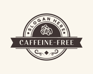 Coffee Bean Caffeine logo design