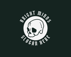 Medieval Skull Style logo