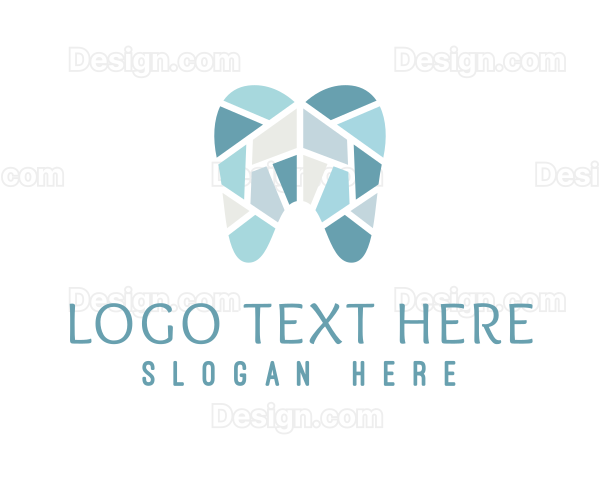 Blue Tooth Mosaic Logo