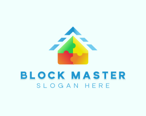 Toy House Block logo design