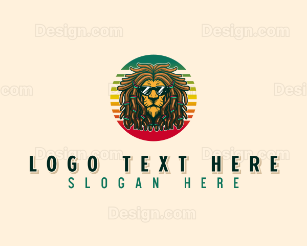 Rastafari Lion Sunglasses Logo