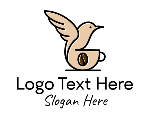 Hummingbird Coffee Bean  logo